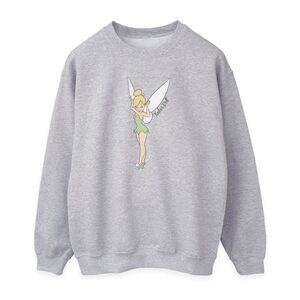 Tinkerbell Womens/Ladies Classic Sweatshirt / Heather Grey